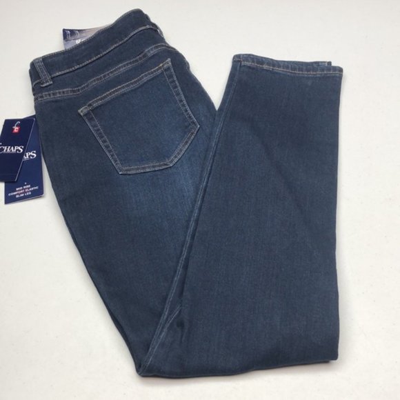 NWT CHAPS BY RALPH LAUREN SLIM FIT MIDRISE JEANS 10/29x29 ⭐️ - Picture 5 of 12